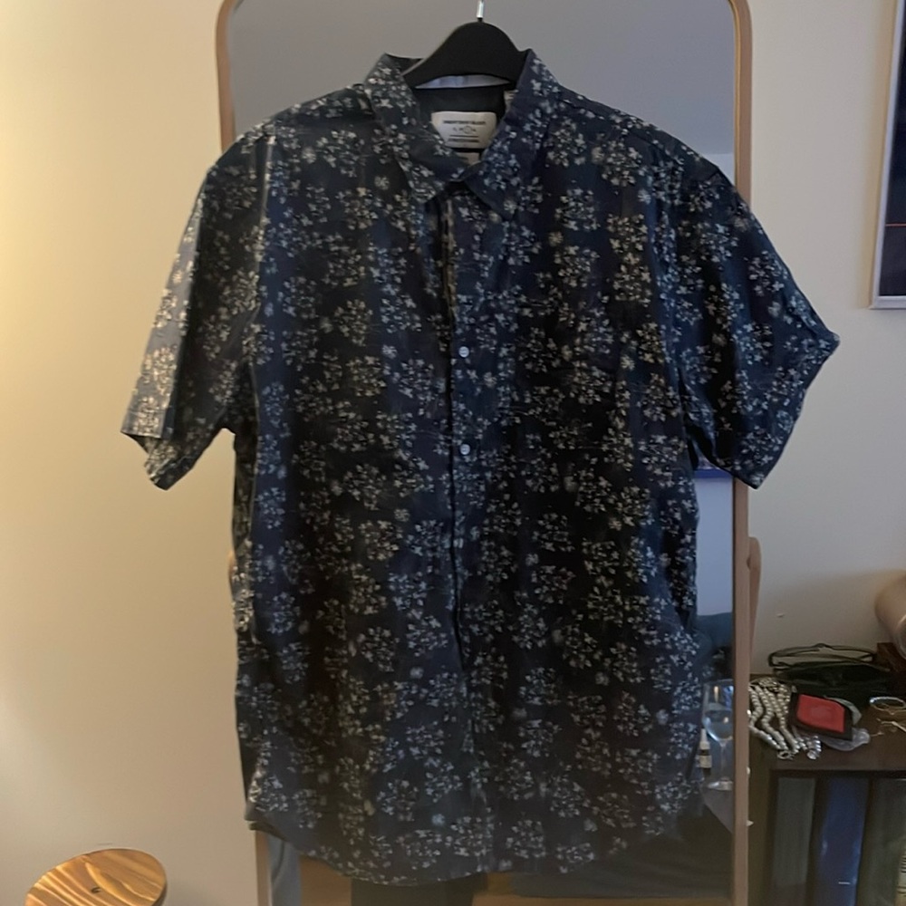NWOT Paper Denim and Cloth short sleeve button down
